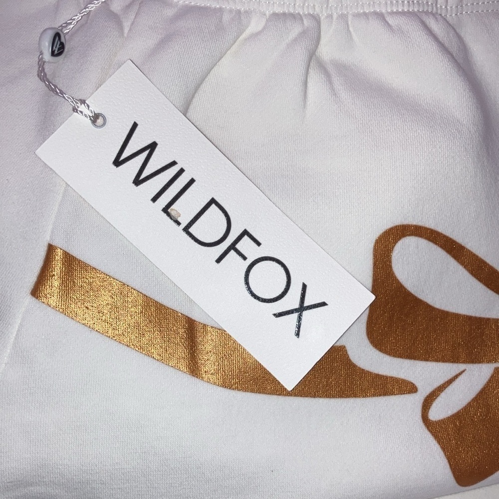 NWT Wildfox “Open Me First” Vanilla Joggers size XS - Picture 5 of 13